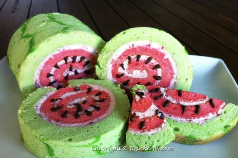 Cakemelon Recipe: How to Make a Stunning Watermelon Swiss Roll