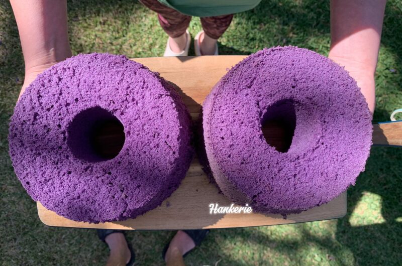 Fluffy Ube Chiffon Cake Recipe: Reduced Sugar Perfection