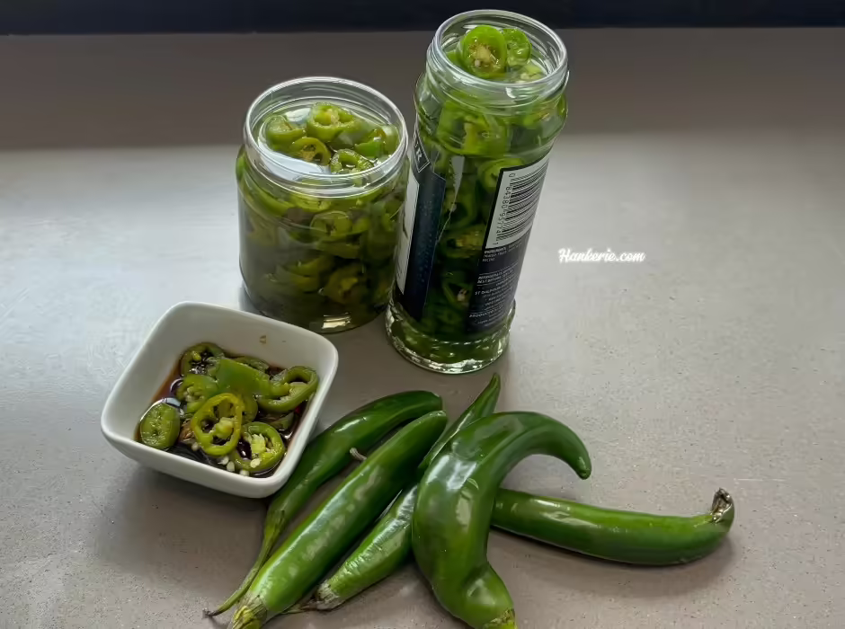 Making Malaysian Pickled Green Chillies