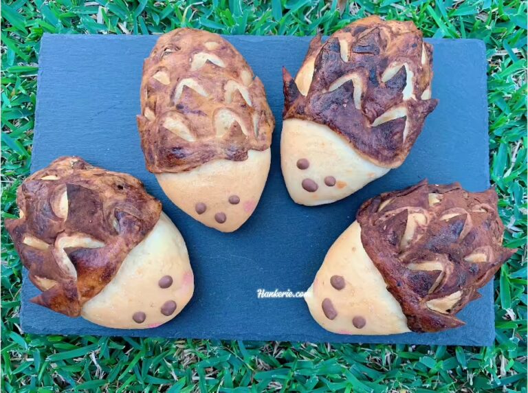 porcupine hedgehog bread