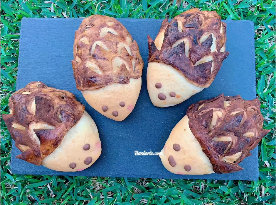 How to Make Cute and Delicious Porcupine Hedgehog Bread