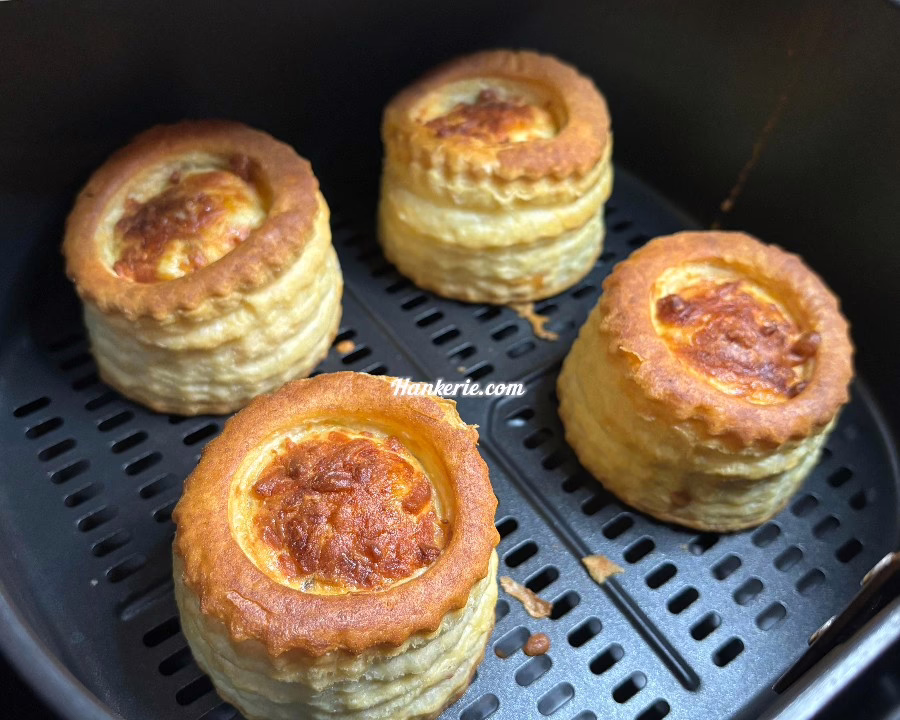 Crispy & Flaky Air Fryer Vol-Au-Vent Quiches Secret Recipe 6 Air Fryer Vol-Au-Vent Quiches