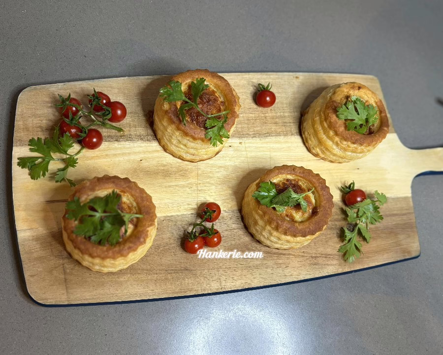 Air Fryer Vol-Au-Vent Quiches 6 Air Fryer Vol-Au-Vent Quiches