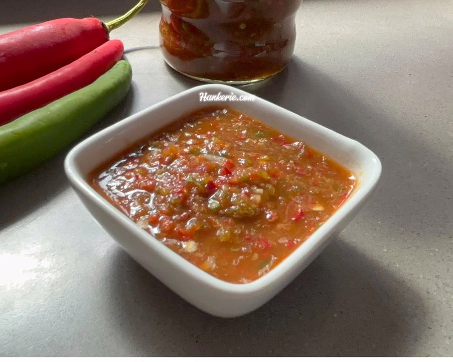 How to Make Pan Mee Noodle Chili Sauce 5 Pan Mee Chilli Sauce 1