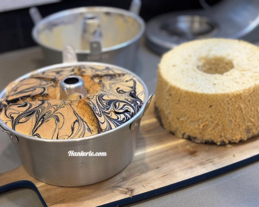 Ube Acai Chiffon Cake
