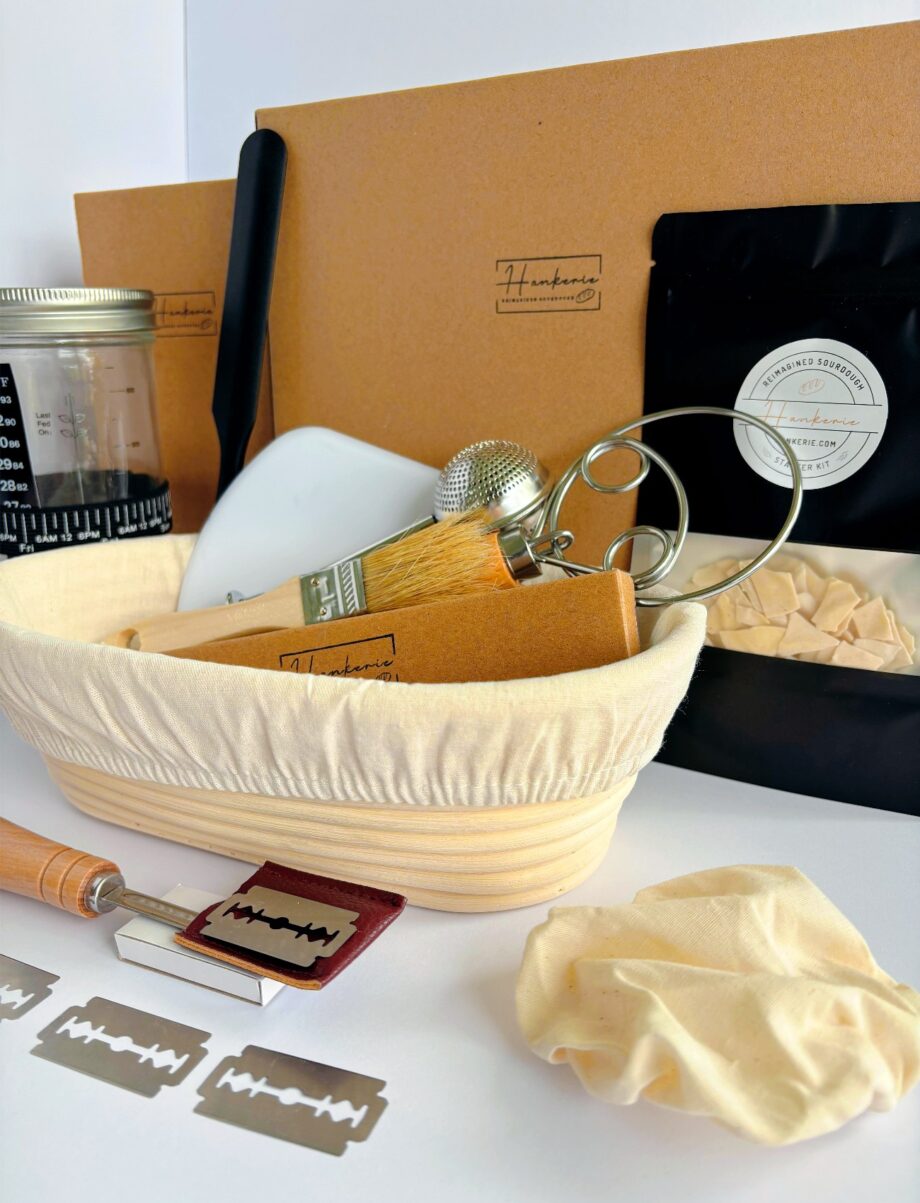 Complete Beginner's Sourdough Bread Starter Kit + Video Guides