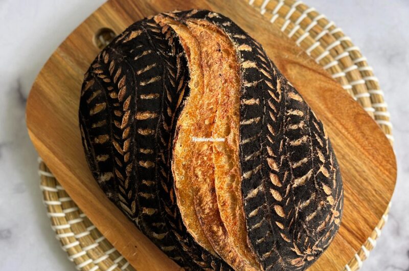How to Score Black Cocoa Sourdough Bread Masterclass