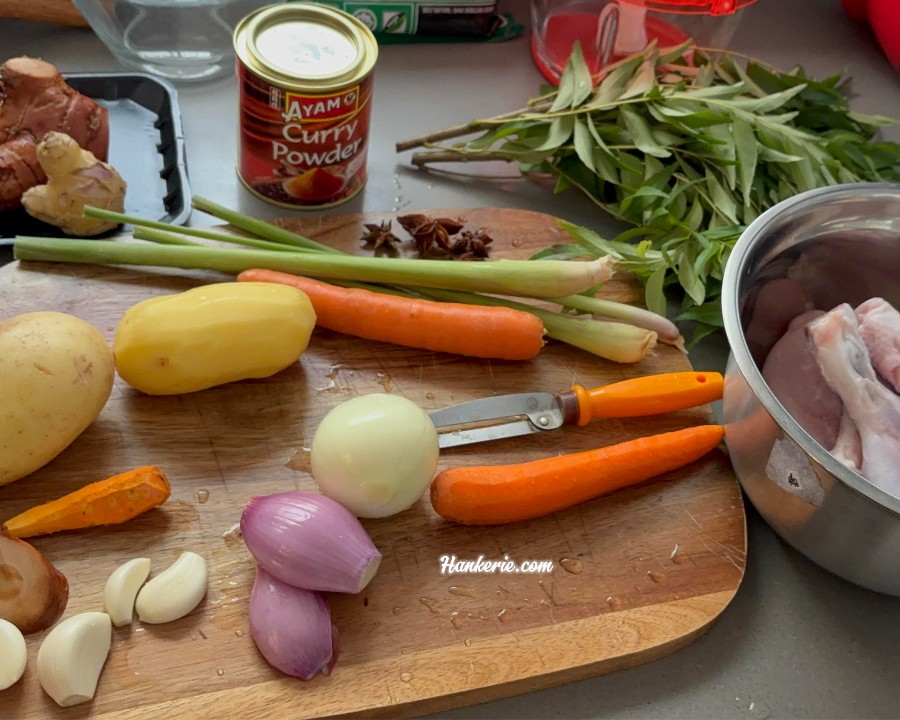How to Cook Malaysian Chicken Curry (Kari Ayam) from Scratch 4 Malaysian Curry Chicken from scratch