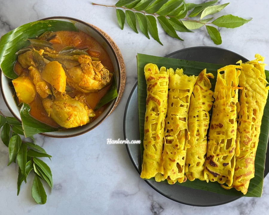 How to Make Roti Jala (Net Pancake | Lace Crepe)