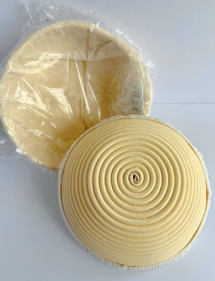 Natural Rattan Round Banneton (20cm / 8 inch) + Liner | Sourdough Proofing Basket