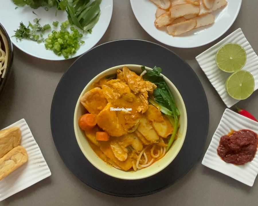 Malaysian Curry Chicken Spaghetti Noodles