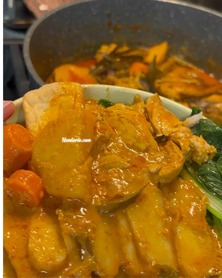Malaysian Curry Chicken Spaghetti Noodles
