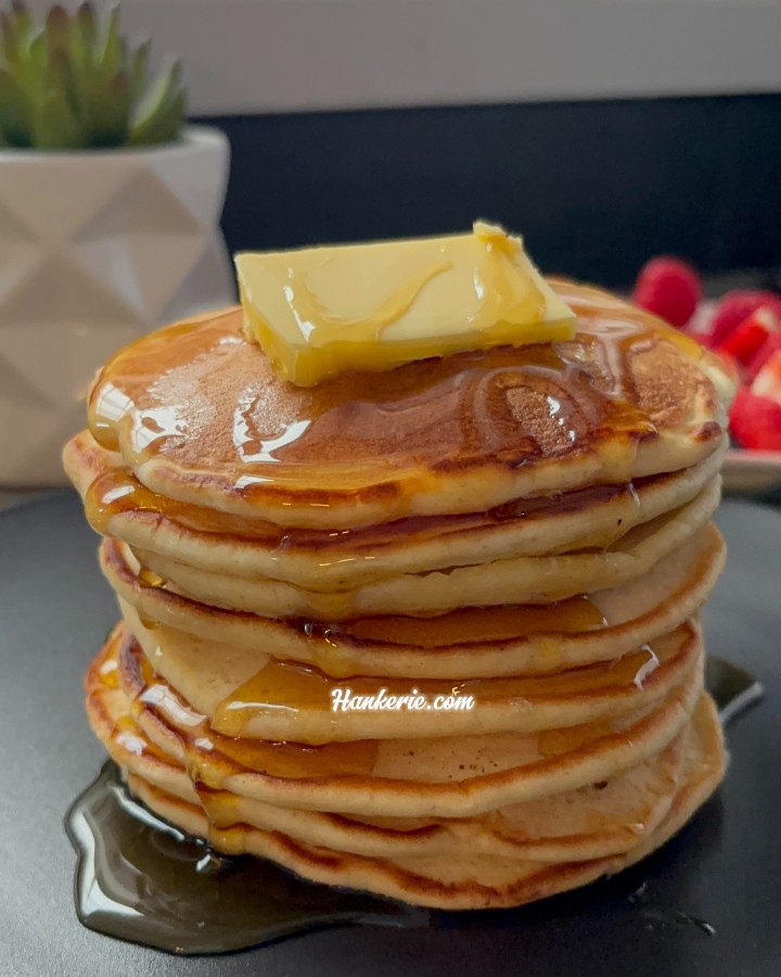 Fluffy Sourdough Pancakes