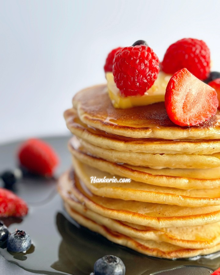 Fluffy Sourdough Pancakes